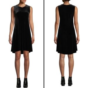 Norma Kamali velvet swing tank dress